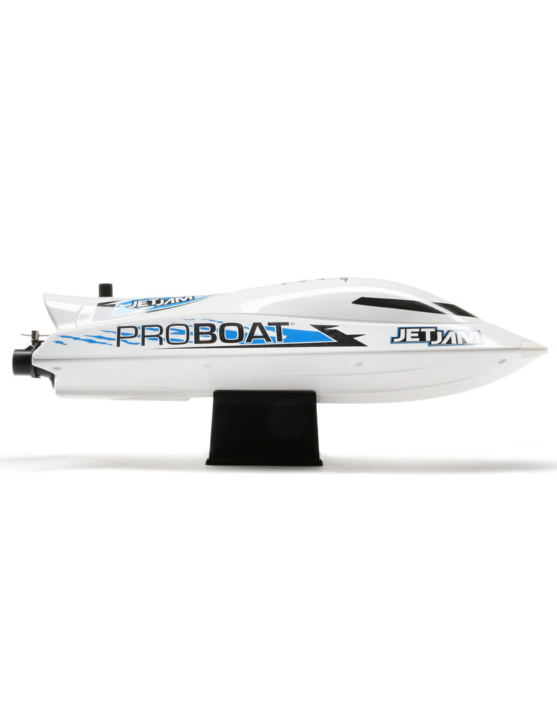 PROBOAT PRB08031V2T2 JET JAM 12" POOL RACER BOAT RTR: WHITE