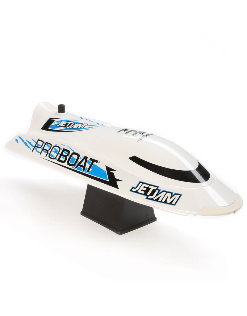 PROBOAT PRB08031V2T2 JET JAM 12" POOL RACER BOAT RTR: WHITE
