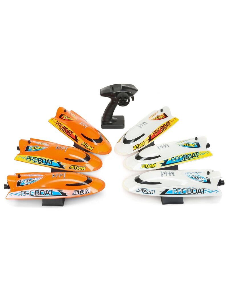 PROBOAT PRB08031V2T2 JET JAM 12" POOL RACER BOAT RTR: WHITE