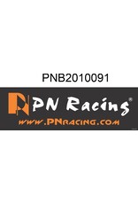 PN RACING KEN PNB2010091 PN RACING BLACK SMALL BANNER