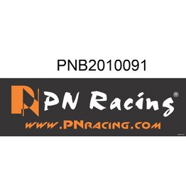 PN RACING KEN PNB2010091 PN RACING BLACK SMALL BANNER