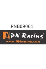 PN RACING KEN PNB09061 PN RACING BLACK LARGE BANNER