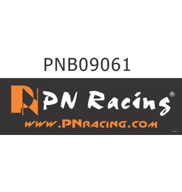 PN RACING PNB09061 PN RACING BLACK LARGE BANNER