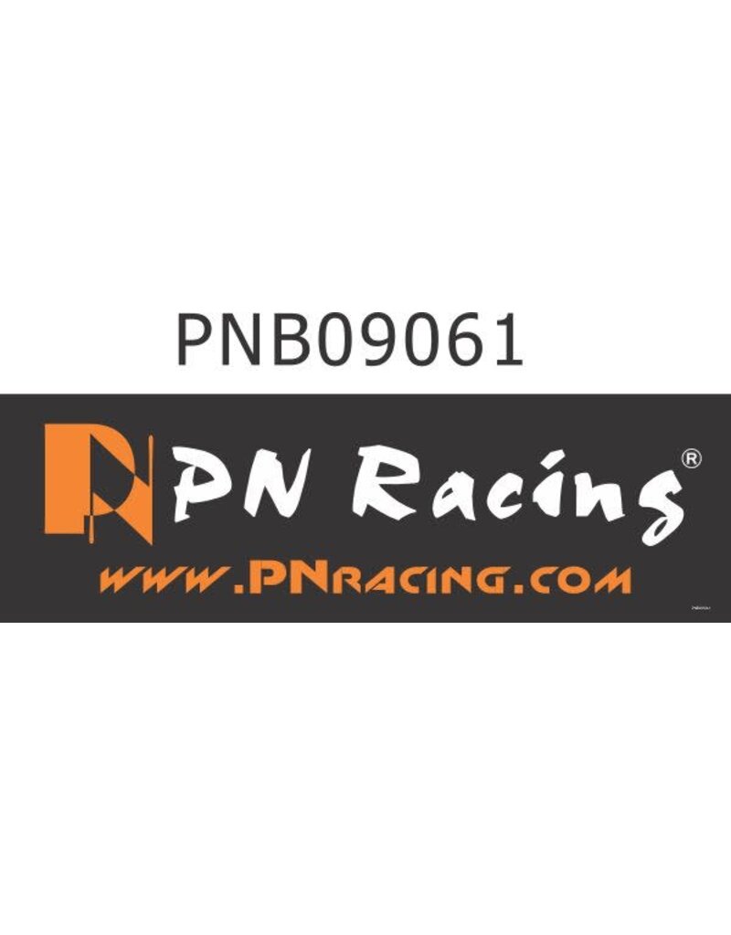 PN RACING KEN PNB09061 PN RACING BLACK LARGE BANNER