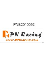 PN RACING KEN PNB2010092 WHITE SMALL BANNER