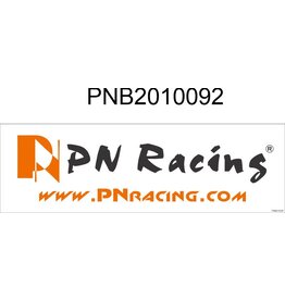 PN RACING KEN PNB2010092 WHITE SMALL BANNER