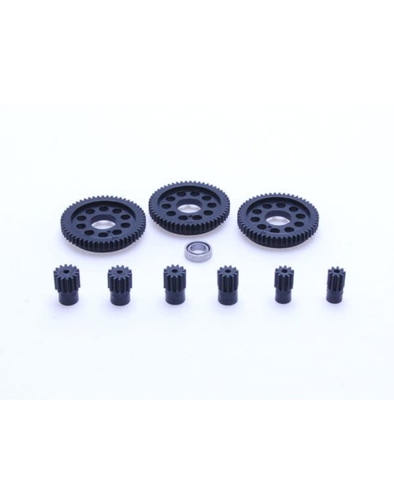 PN RACING KEN PNMR2640B MINI-Z 2WD 64P DELRIN SPUR GEAT AND PINION KIT