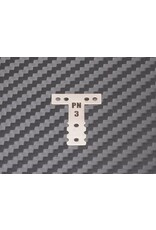 PN RACING KEN PNMR3073 MINI-Z MR03 MM SPRING STEEL T-PLATE #3