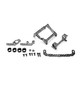 PN RACING PN MR2395K 93-102MM MOTOR MOUNT FOR MR-03: BLACK