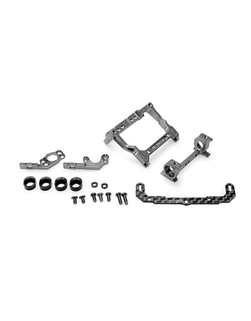 PN RACING PN MR2395K 93-102MM MOTOR MOUNT FOR MR-03: BLACK