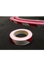 PN RACING KEN PN700550 RCP TRACKS RED/ WHITE VINYL TAPE 1" X 100'