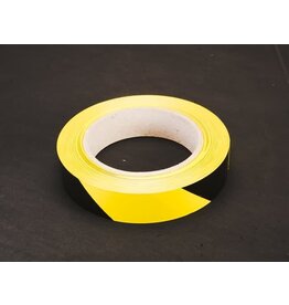 PN RACING KEN PN700551 RCP TRACKS BLACK/ YELLOW VINYL TAPE 1" X 100'