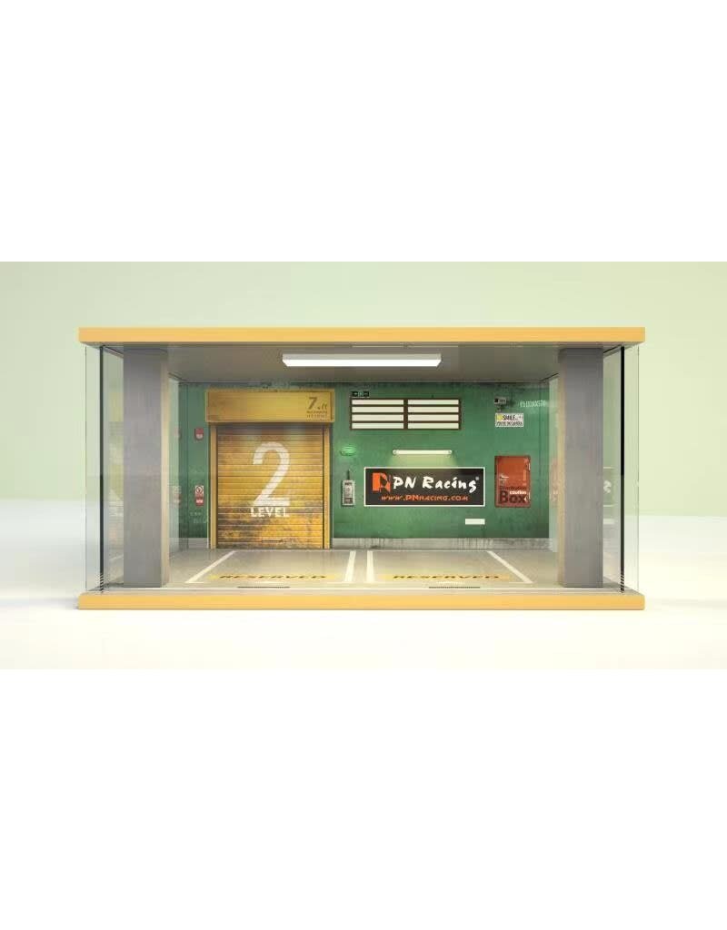 PN RACING KEN PN72802N SCALE REALISTIC CAR GARAGE