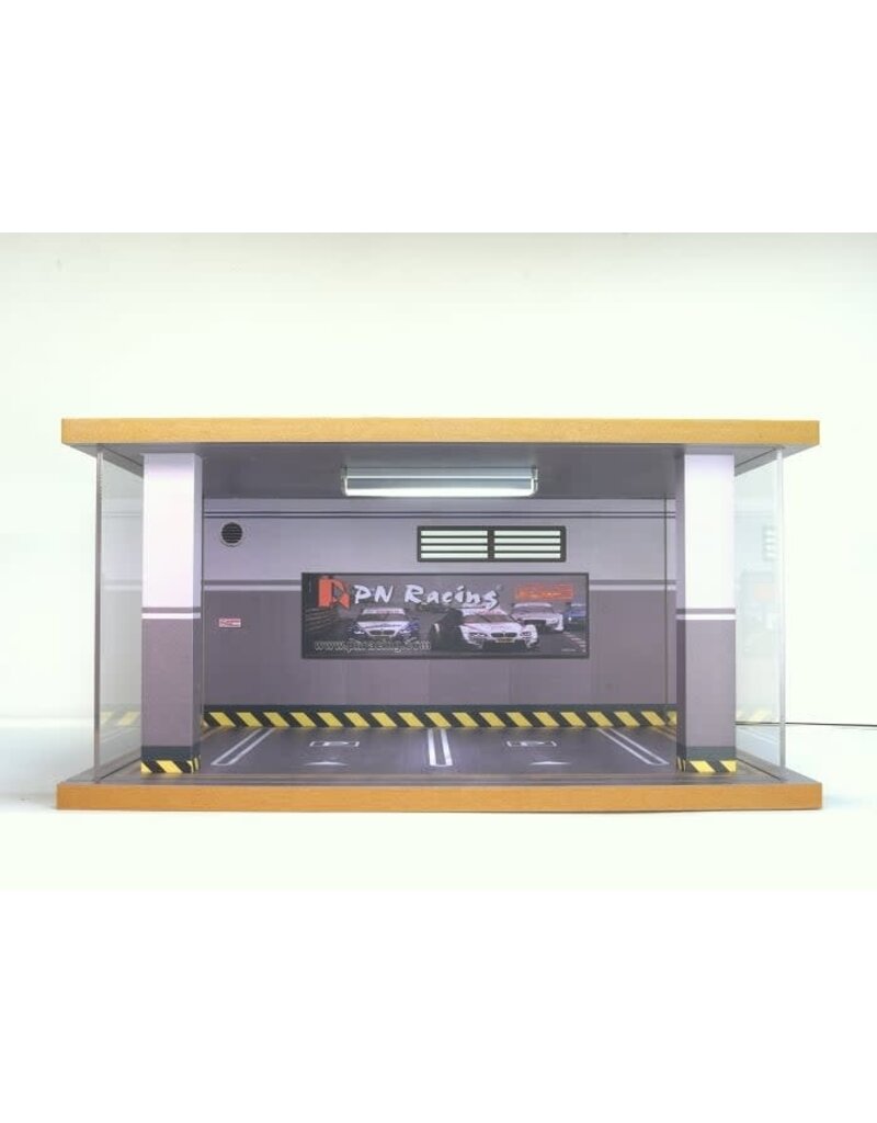 PN RACING KEN PN72802P SCALE REALISTIC CAR GARAGE