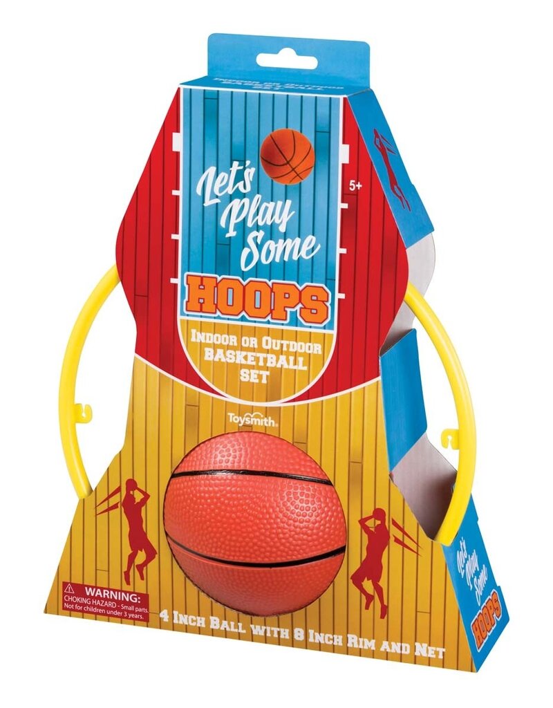TOYSMITH TS2799 HOOPS BASKETBALL SET