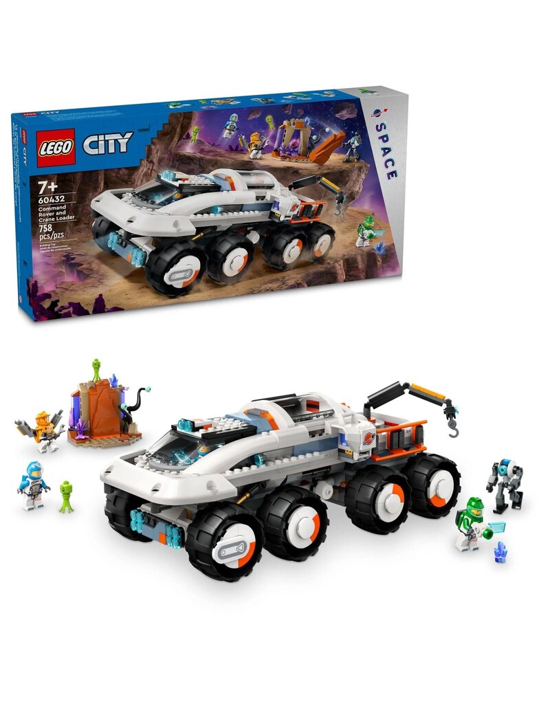 LEGO LEGO 60432 CITY COMMAND ROVER AND CRANE LOADER 758PCS