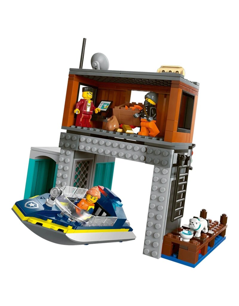 LEGO LEGO 60417 CITY POLICE SPEEDBOAT AND CROOKS' HIDEOUT
