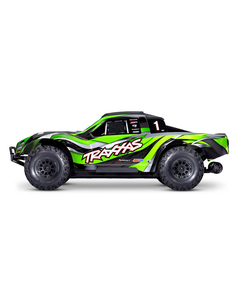 TRAXXAS TRA102076-4-GRN MAXX SLASH 6S SHORT COURSE TRUCK: GREEN