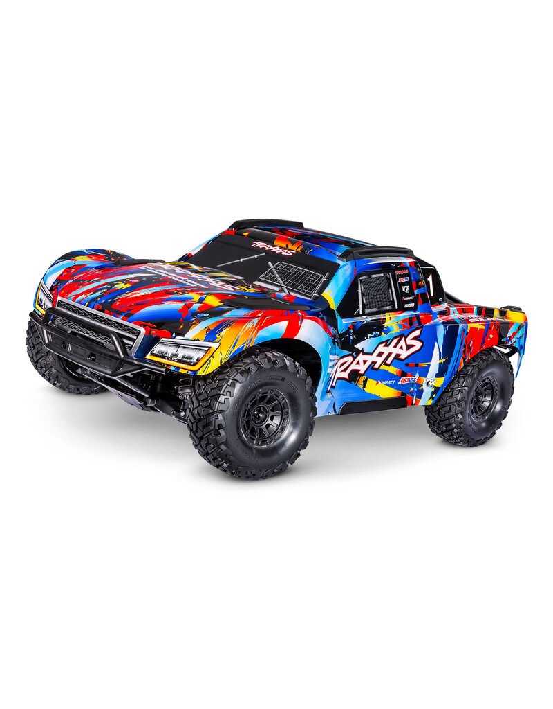 TRAXXAS TRA102076-4-RNR MAXX SLASH 6S SHORT COURSE TRUCK: ROCK N ROLL