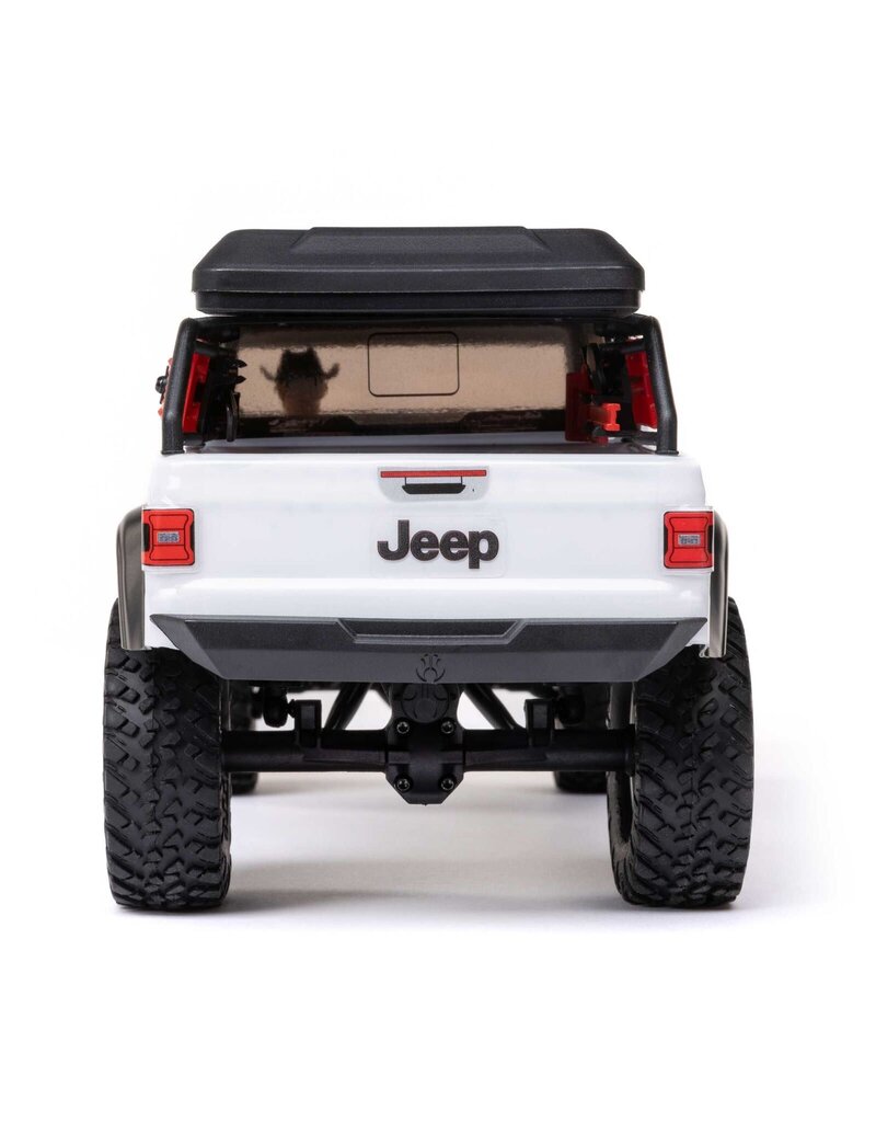 AXIAL AXI00005V2T4 SCX24 JEEP GLADIATOR 4WD ROCK CRAWLER RTR, WHITE