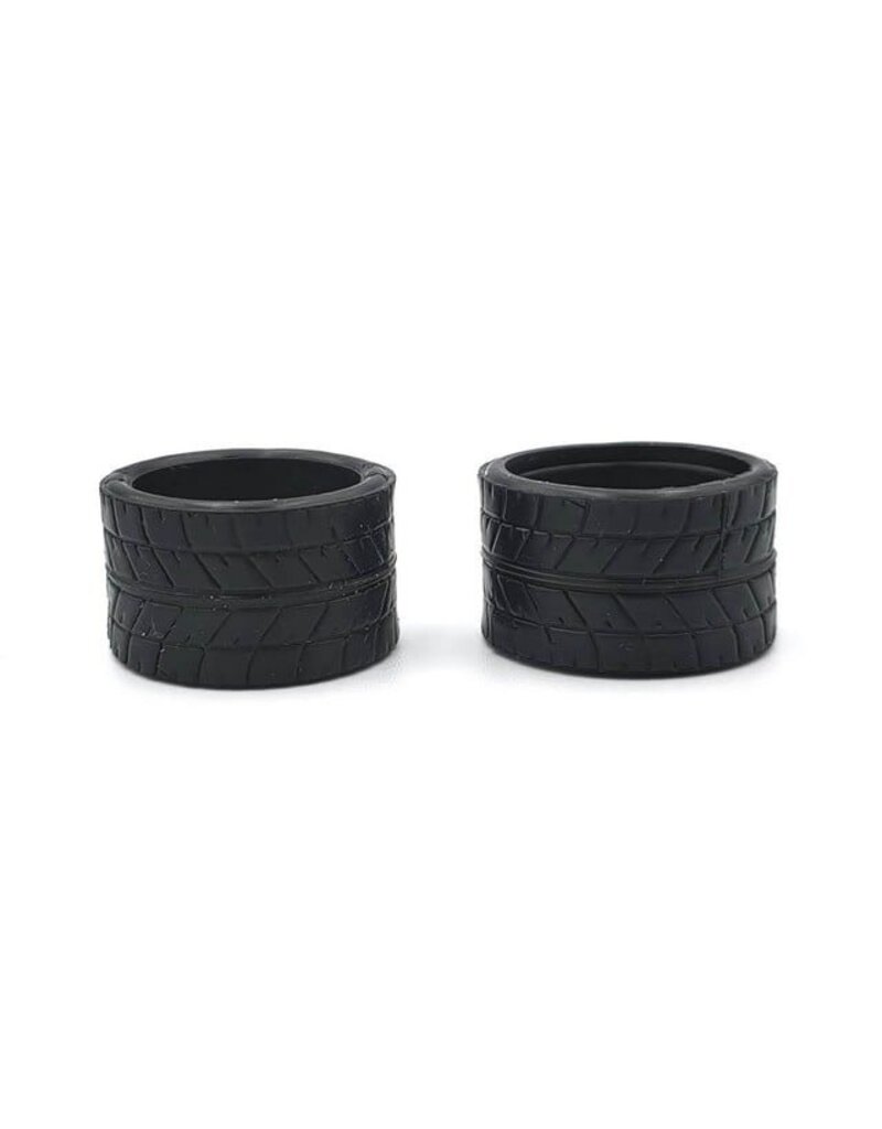 MARKA RACING PRODUCTS KEN MRK-MZR-V1RR05 V1 MINI Z RCP RUBBER REAR RADIAL TIRE 5 DEGREE (2)