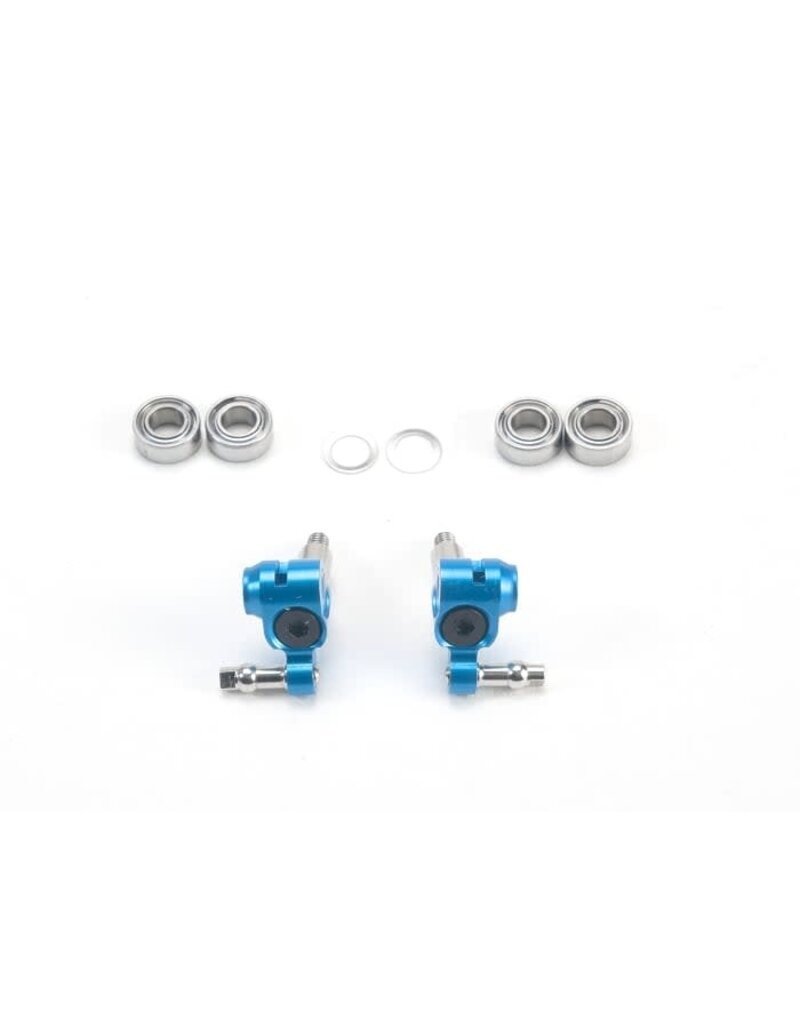 PN RACING PN MR3046B ADJUSTABLE AXLE LOW DOWN KNUCKLES FOR MR-03: BLUE