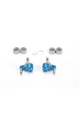 PN RACING PN MR3046B ADJUSTABLE AXLE LOW DOWN KNUCKLES FOR MR-03: BLUE