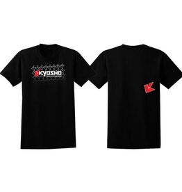 KYOSHO KYOKA10003SMB KFADE 2.0 SHORT SLEEVE T-SHIRT MEDIUM: BLACK