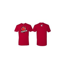 KYOSHO KYOKA10007S2X K CIRCLE SHORT SLEEVE T-SHIRT XXLARGE: RED