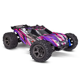 TRAXXAS TRA67164-4-PINK RUSTLER 4X4 BL-2S