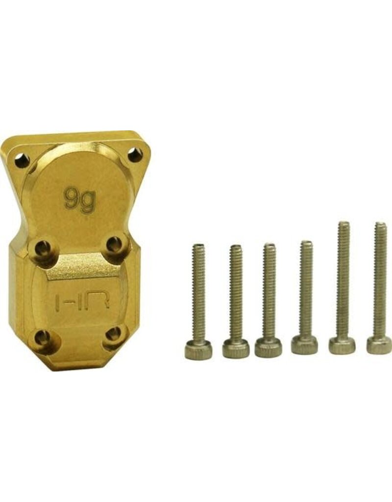 HOT RACING HRASXTF12CH 9G BRASS DIFFERENTIAL COVER FOR AXIAL SCX24
