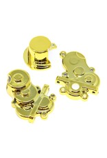 REDCAT RACING RER25835 TRANSMISSION CASE W/ GEAR COVER GOLD