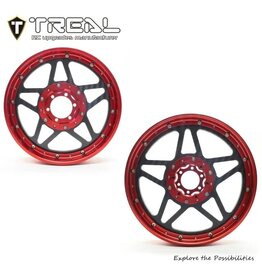 TREAL TRLX003XB1GXT FRONT AND REAR WHEELS FOR PROMOTO RED