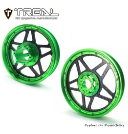 TREAL TRLX003XB1EYF FRONT AND REAR WHEELS FOR PROMOTO GREEN