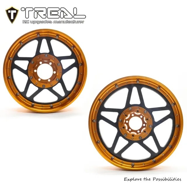 TRLX003XB7HTV FRONT AND REAR WHEELS FOR PROMOTO ORANGE