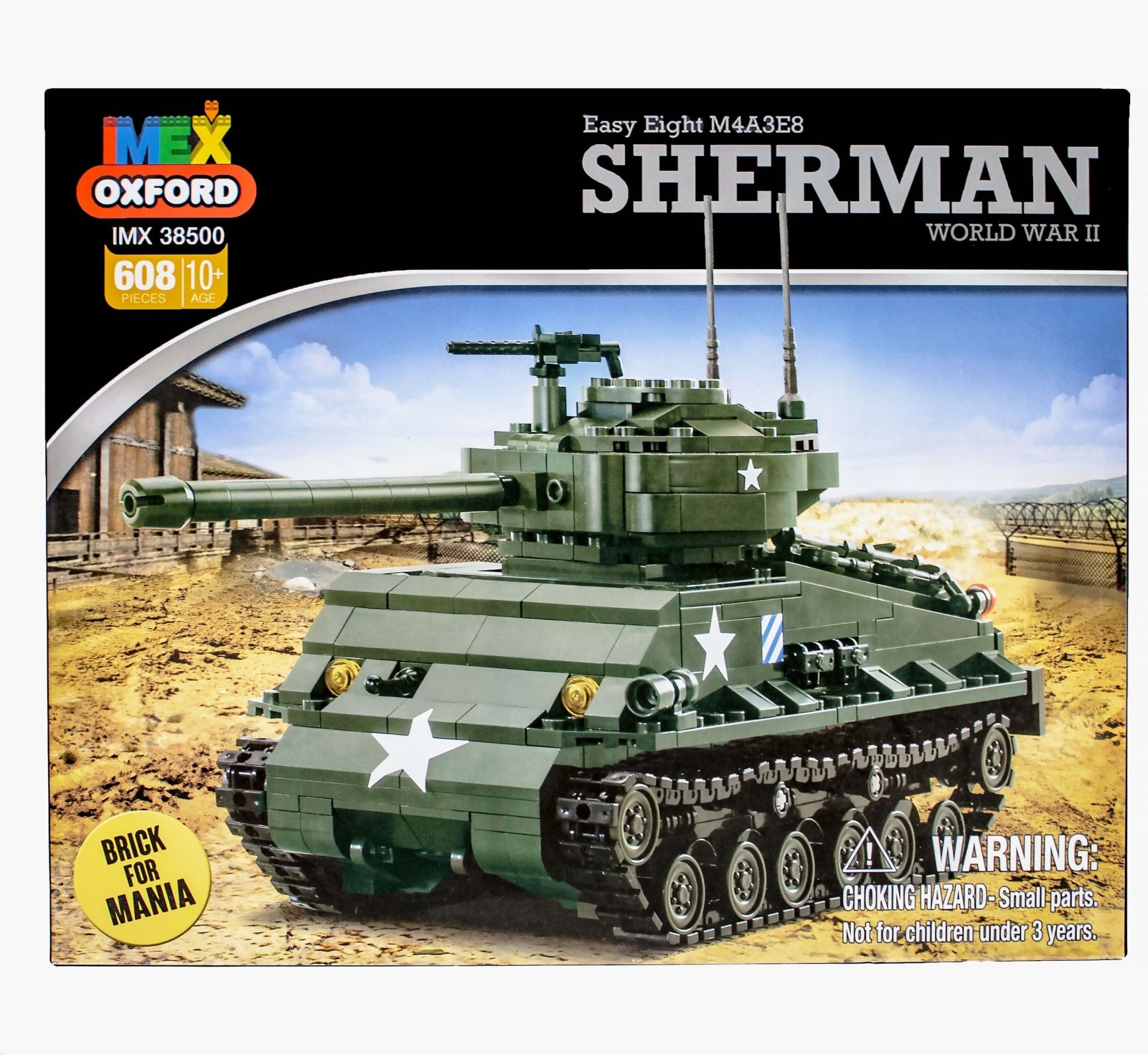 IMX38500 SHERMAN TANK 608 PCS - My Tobbies - Toys & Hobbies