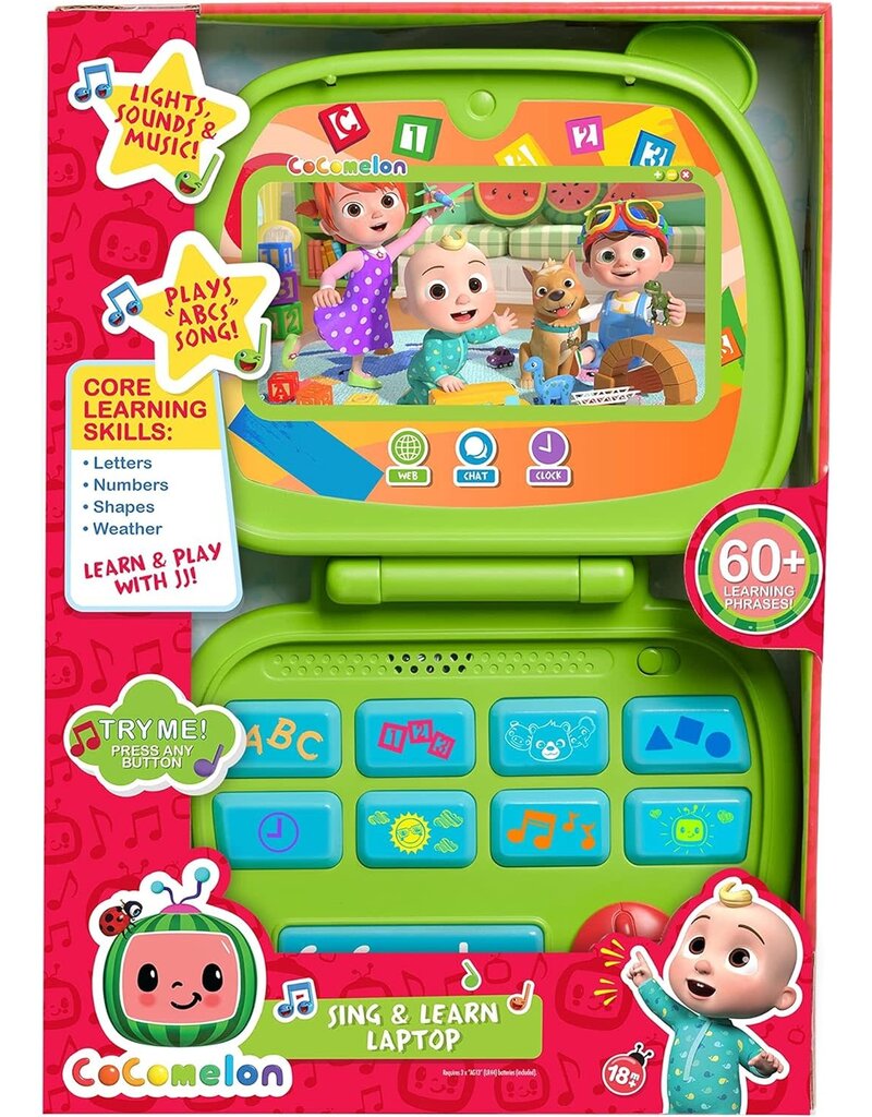 JUST PLAY JSP 96113 COCOMELON SING & LEARN LAPTOP