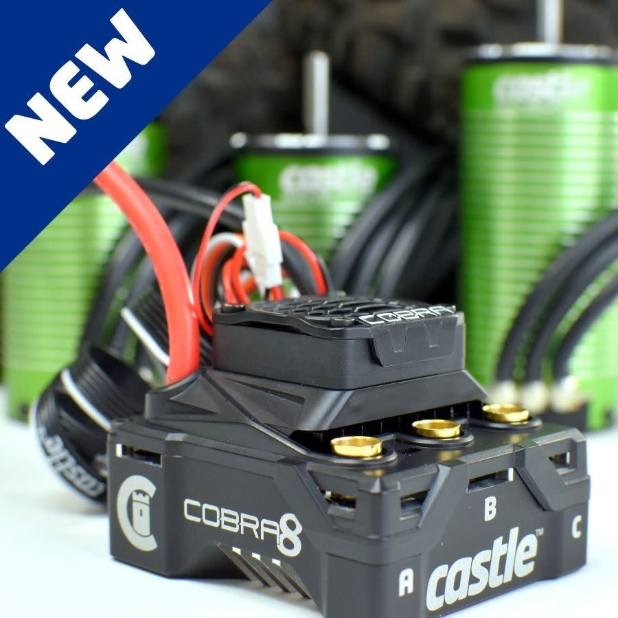 CSE010-0172-01 COBRA 8, 25.2V ESC WITH 1512-1800KV SENSORED MOTOR COMBO