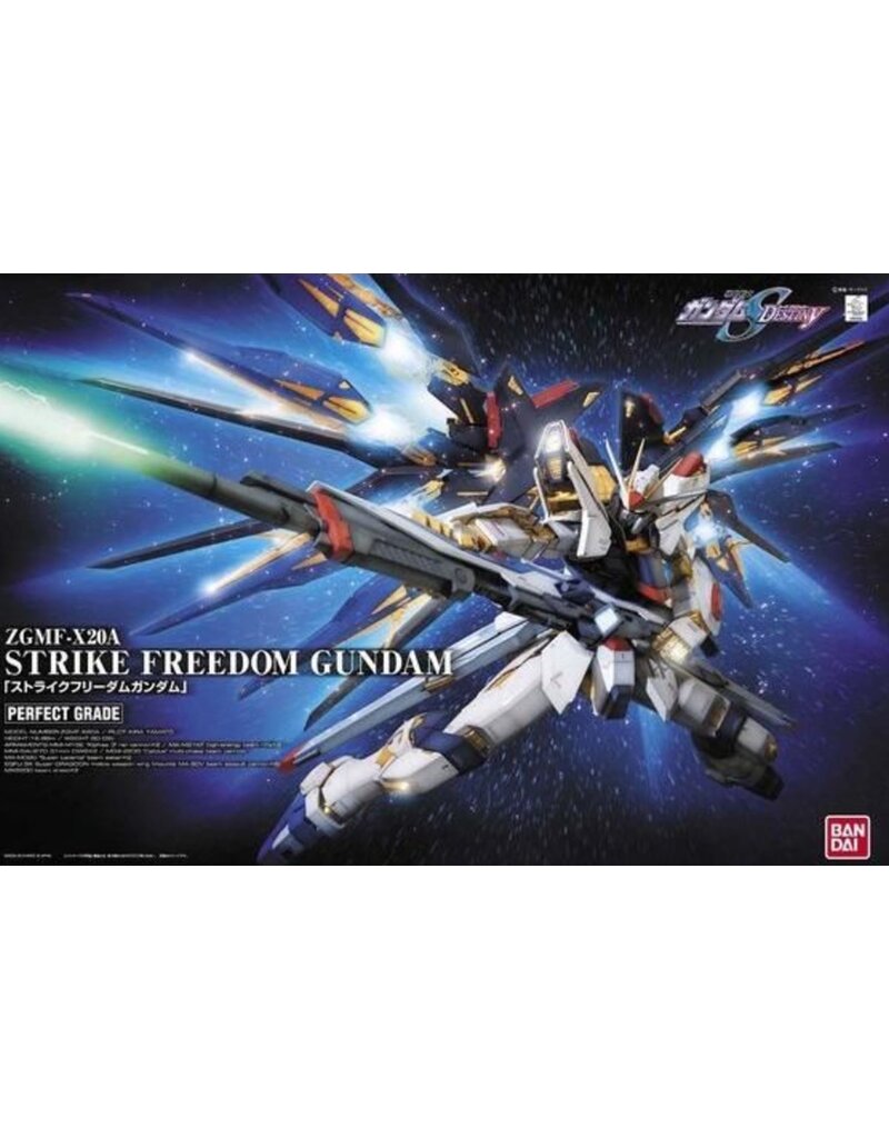 BANDAI BAN2251374 PG ZGMF-X20A STRIKE FREEDOM GUNDAM "MOBILE SUIT GUNDAM SEED" 1/60,
