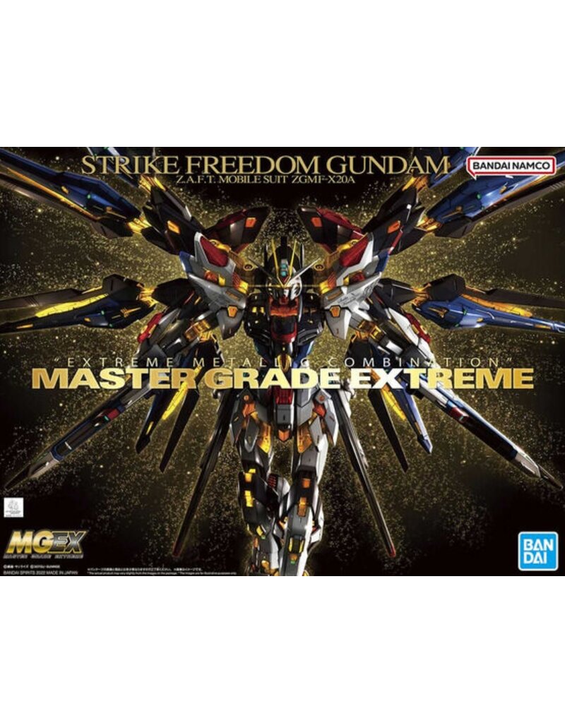BANDAI BAS2583176 MGEX ZGMF-X20A STRIKE FREEDOM GUNDAM "GUNDAM SEED" 1/100