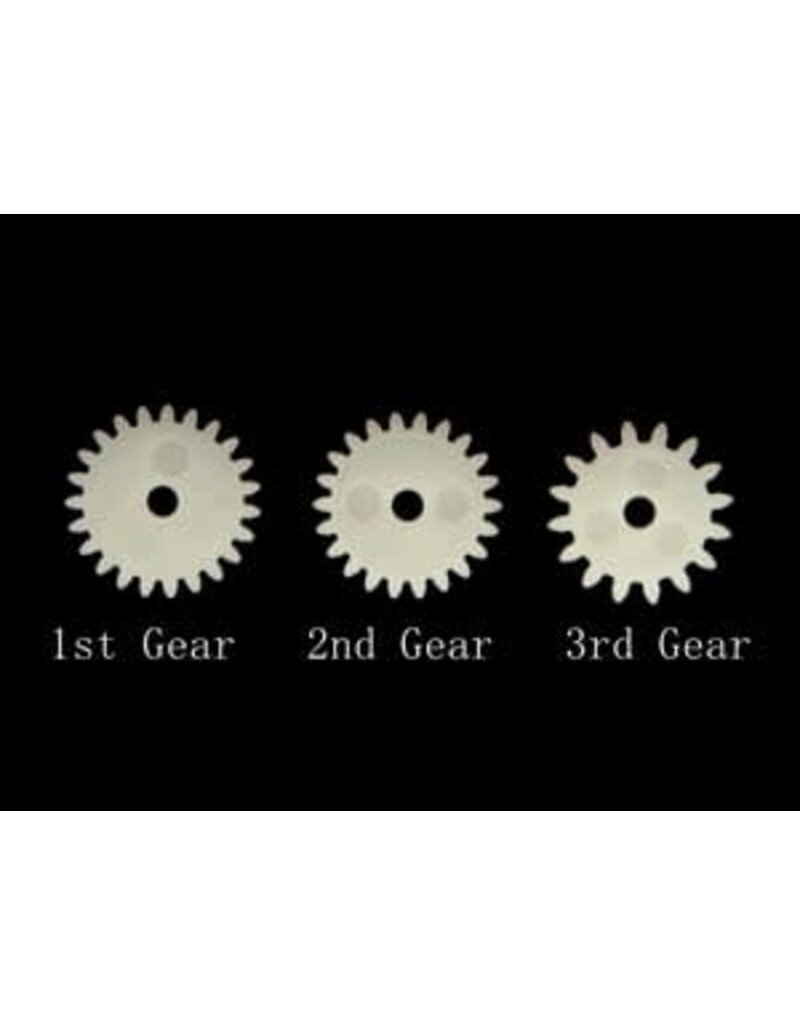 PN RACING PN MR3093 DELRIN SERVO GEAR SET V2 FOR MR-03, PNW2.5W