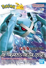 BANDAI BAS2649138 METAGROSS "POKEMON", BANDAI HOBBY POKEMON MODEL KIT