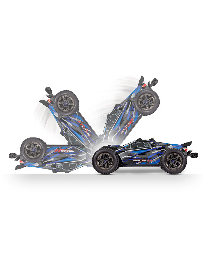 TRAXXAS TRA67097-4-GRN RUSTLER 4X4 ULTIMATE: GREEN