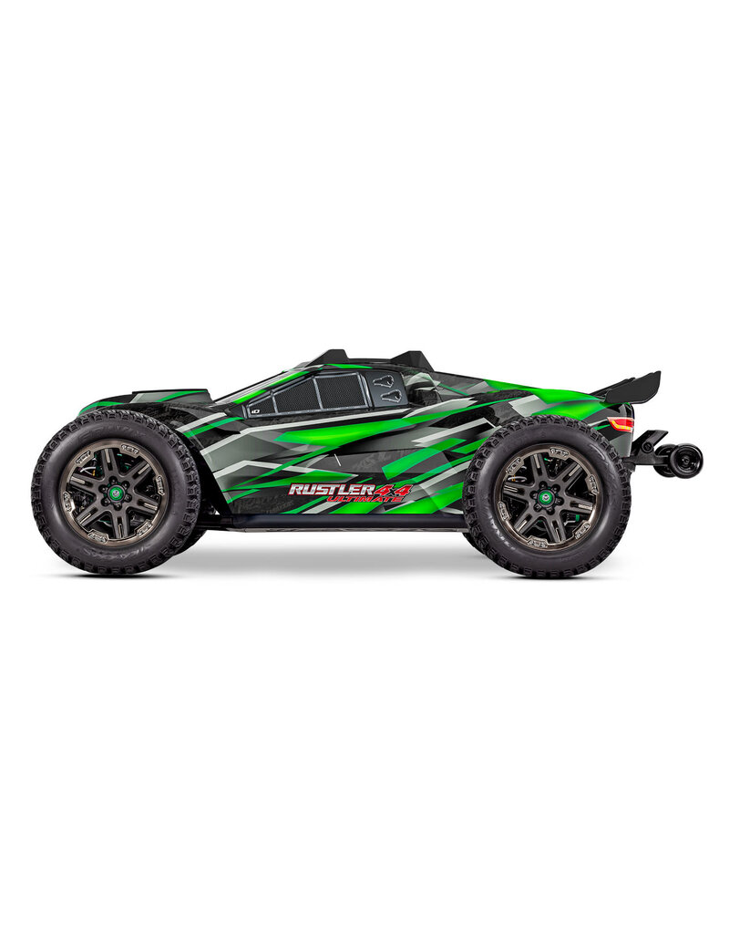 TRAXXAS TRA67097-4-GRN RUSTLER 4X4 ULTIMATE: GREEN