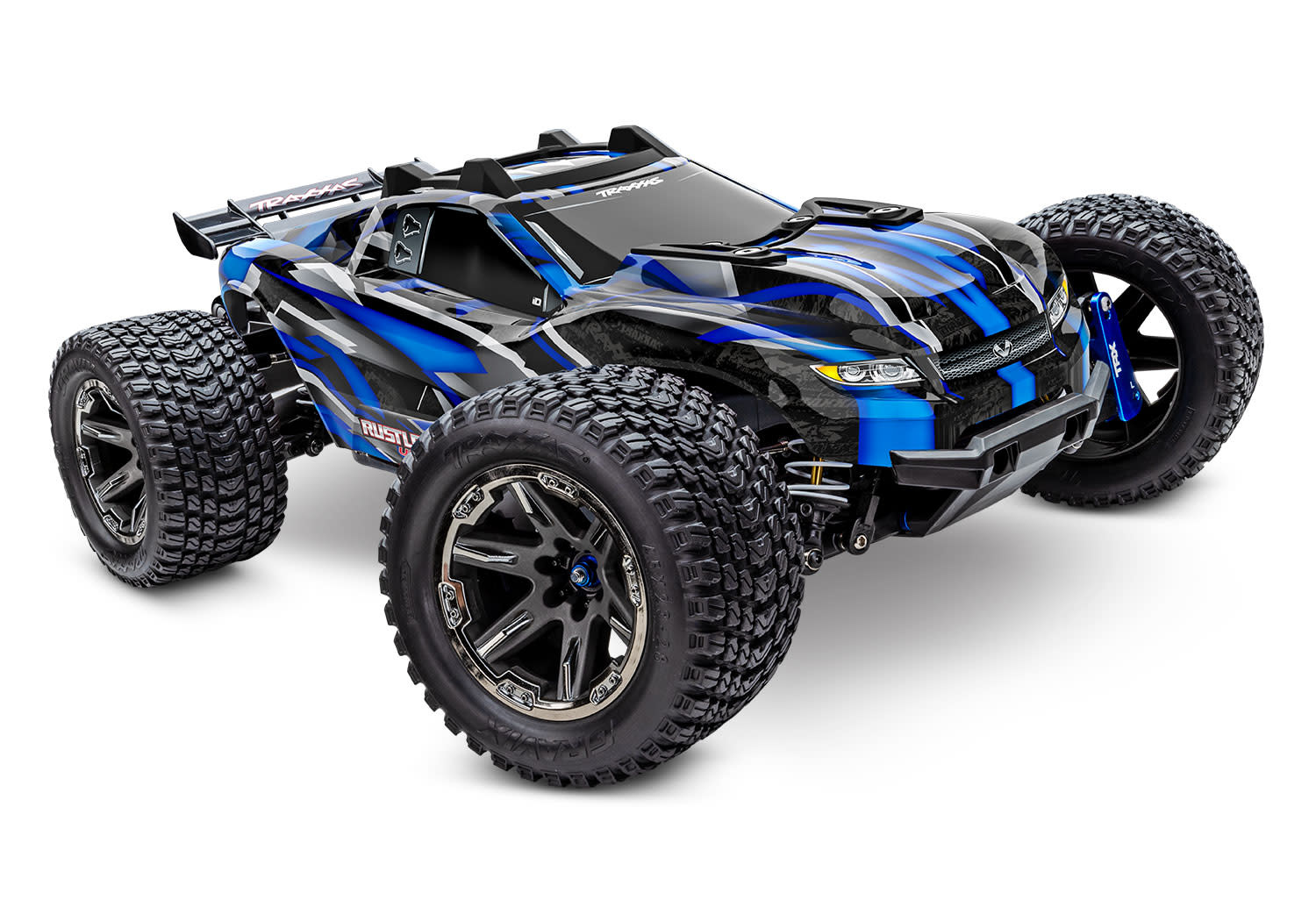 TRA67097-4-BLUE RUSTLER 4X4 ULTIMATE BLUE - My Tobbies - Toys