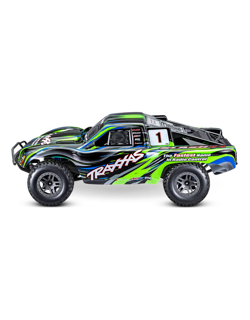 TRAXXAS TRA68154-4-GRN SLASH 4X4 BL-2S RTR: GREEN