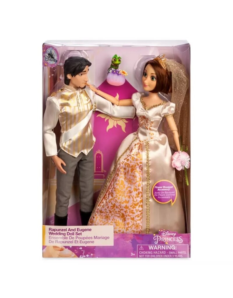 DISNEY DISNEY RAPUNZEL AND EUGENE WEDDING DOLL SET -  TANGLED