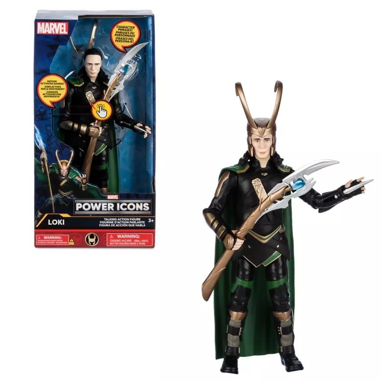 DISNEY 10" LOKI TALKING ACTION FIGURE