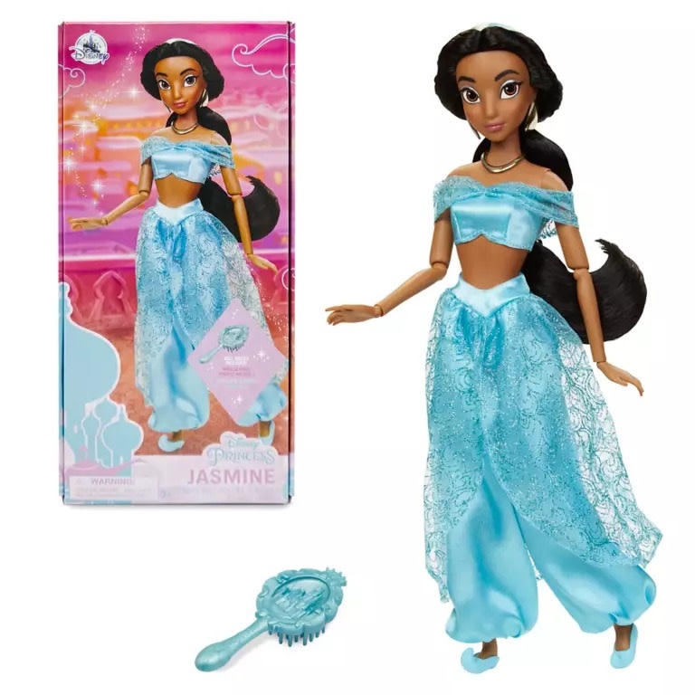 DISNEY 11 1/2" JASMINE CLASSIC DOLL - ALADDIN