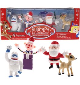 RUD32109 RUDOLPH THE RED-NOSE REINDEER FIGURINES